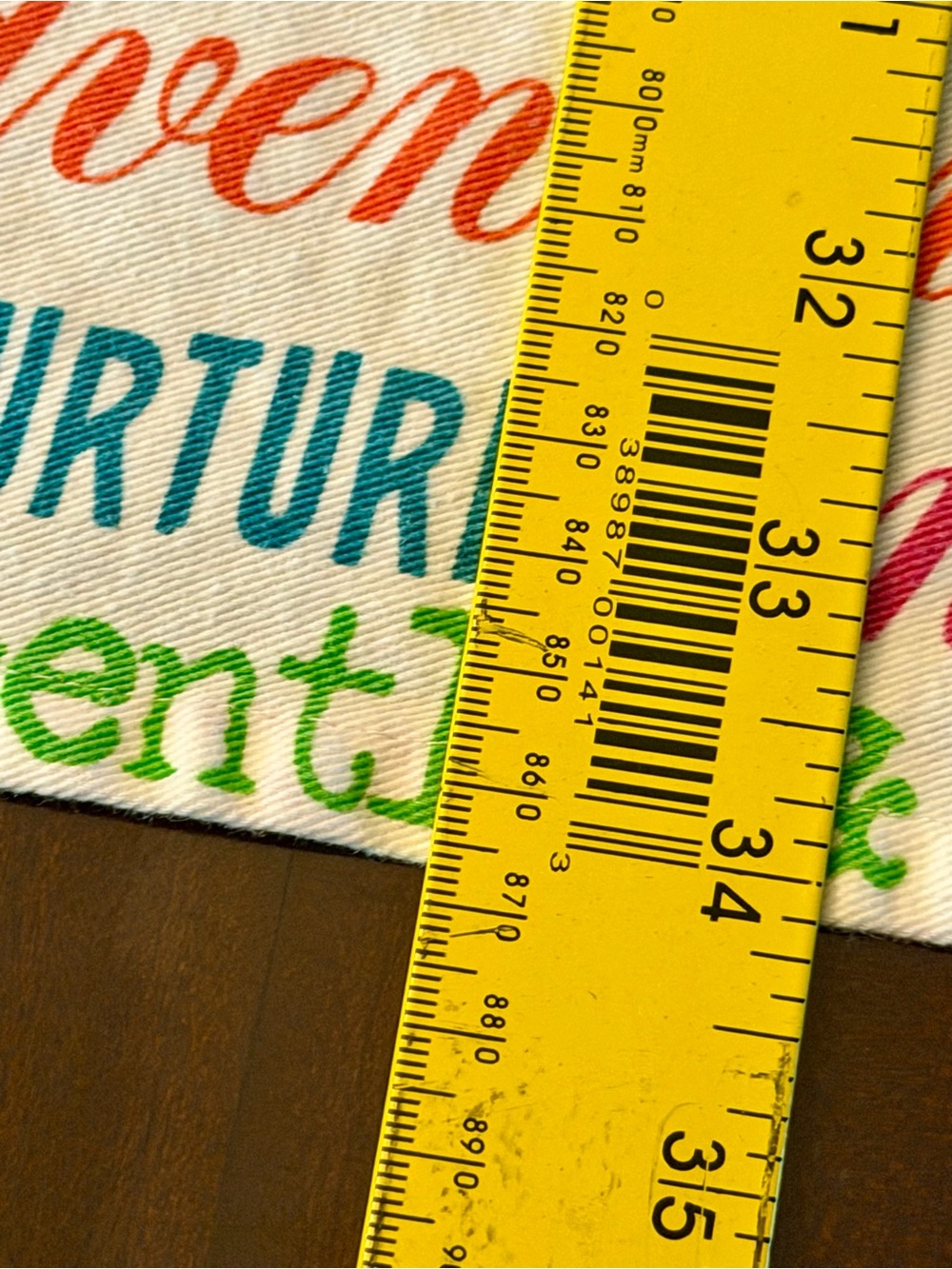 Colorful Word-Print Kitchen Apron - Picture 3 of 6